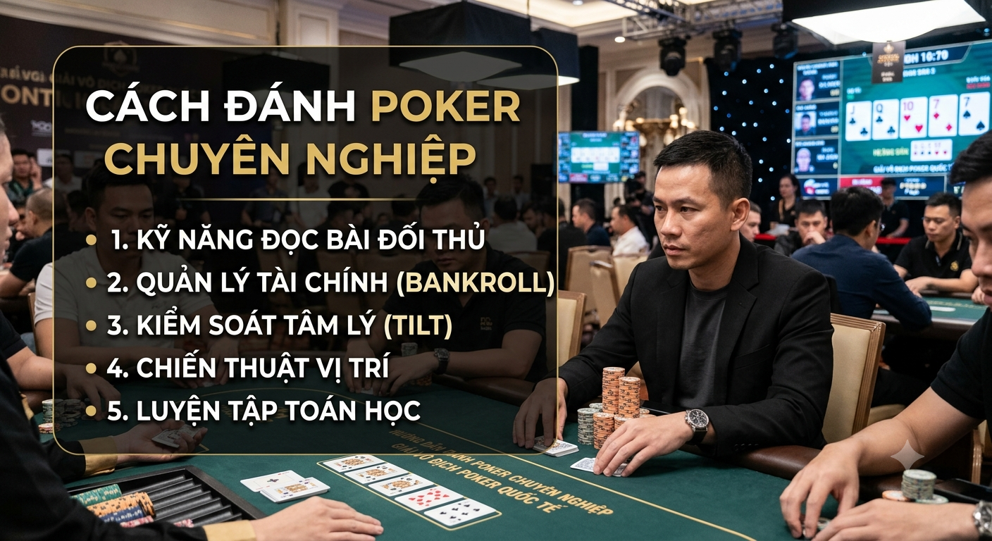 cách đánh poker chuyên nghiệp