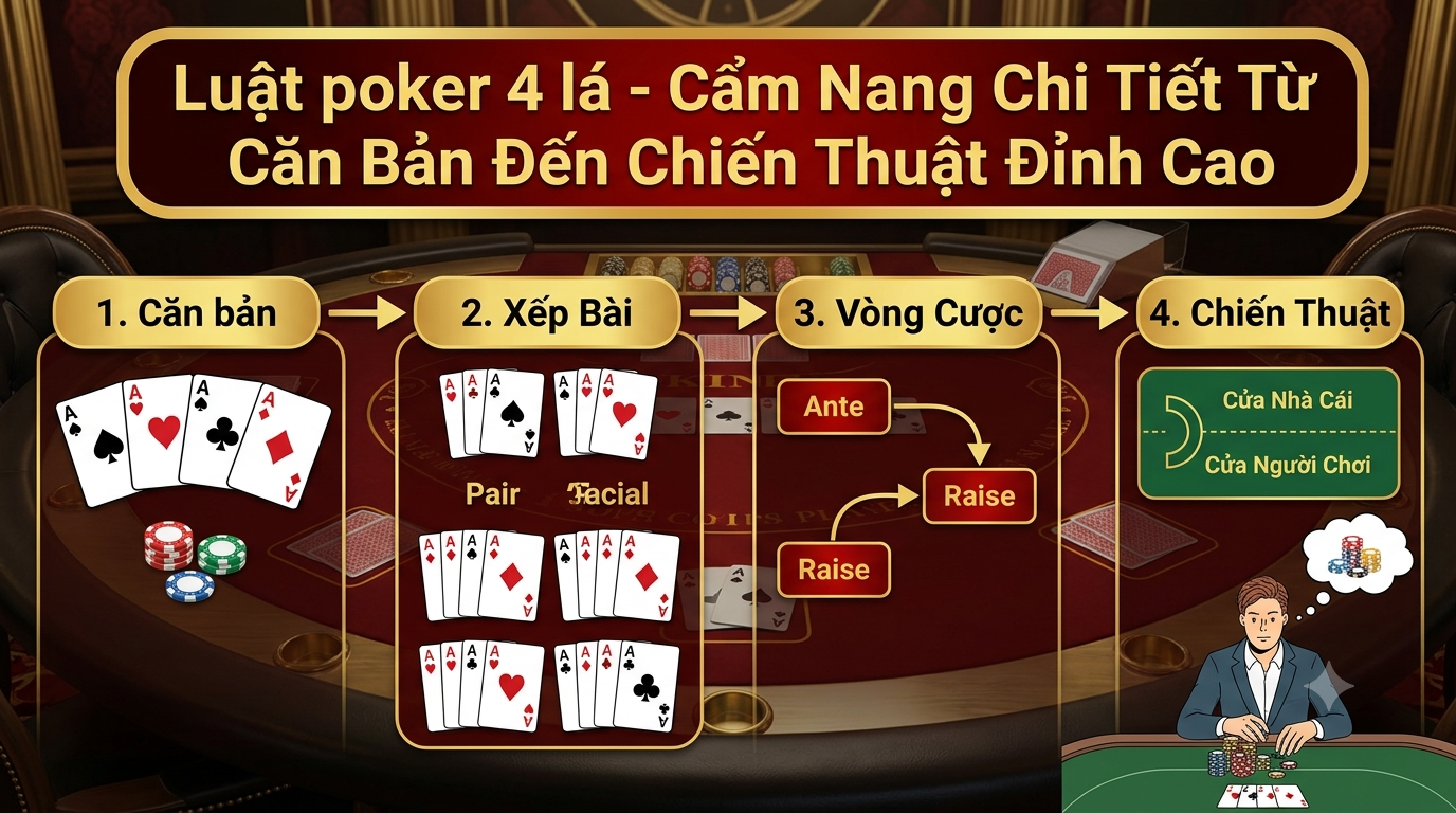 luật poker 4 lá